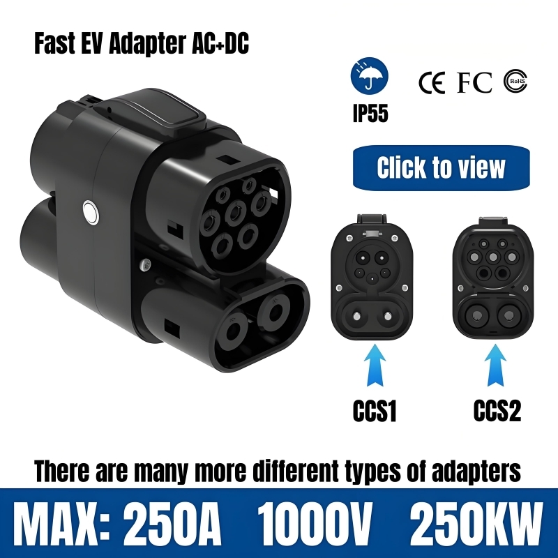 Ccs2 To Ccs1 Fast Charge Adapter 250Kw - Adapter do ładowania EV 250A 250KW,