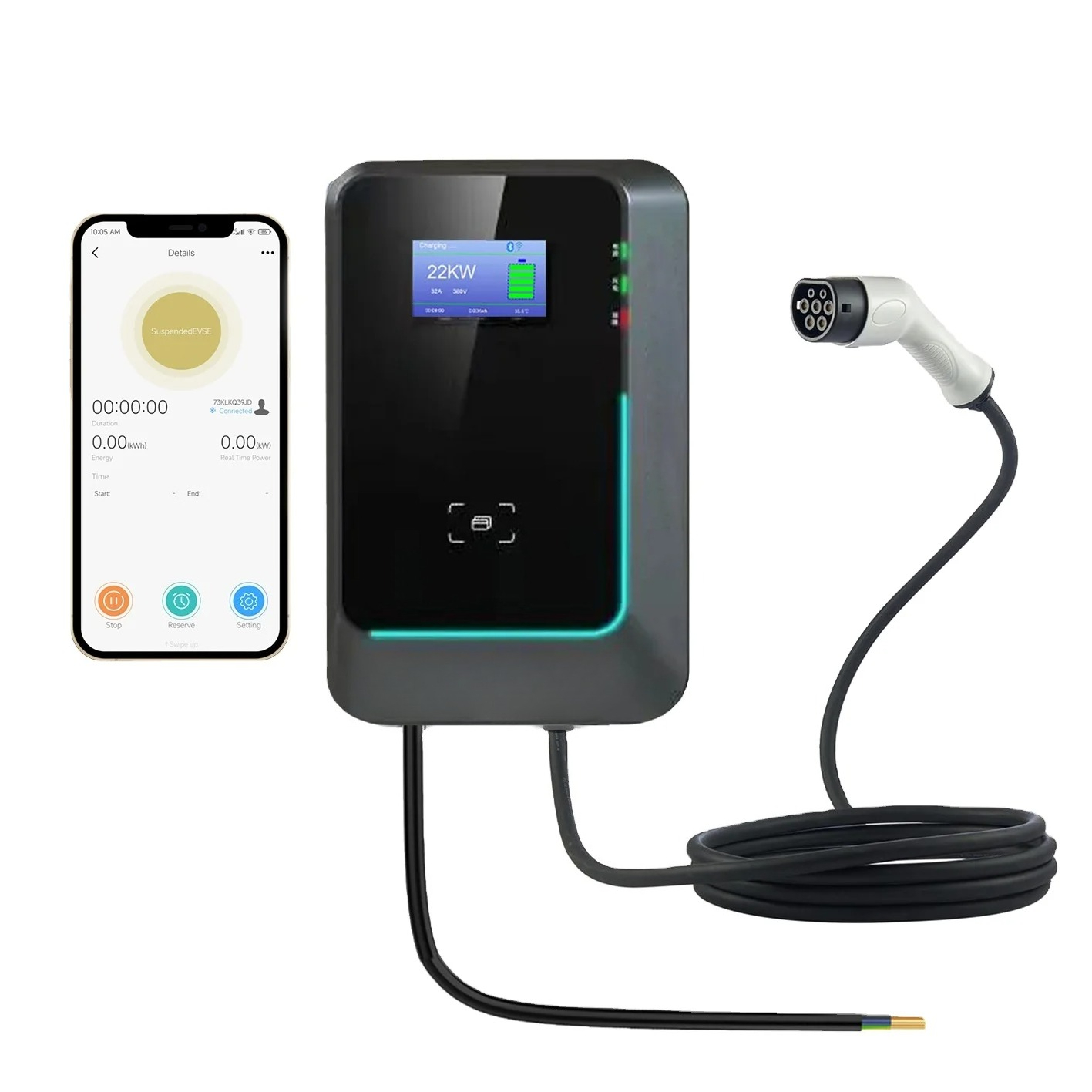 Gorąca Wyprzedaż 2025: Stacja  – 22Kw Wallbox Type 2 Ocpp Rfid recenzja i cena