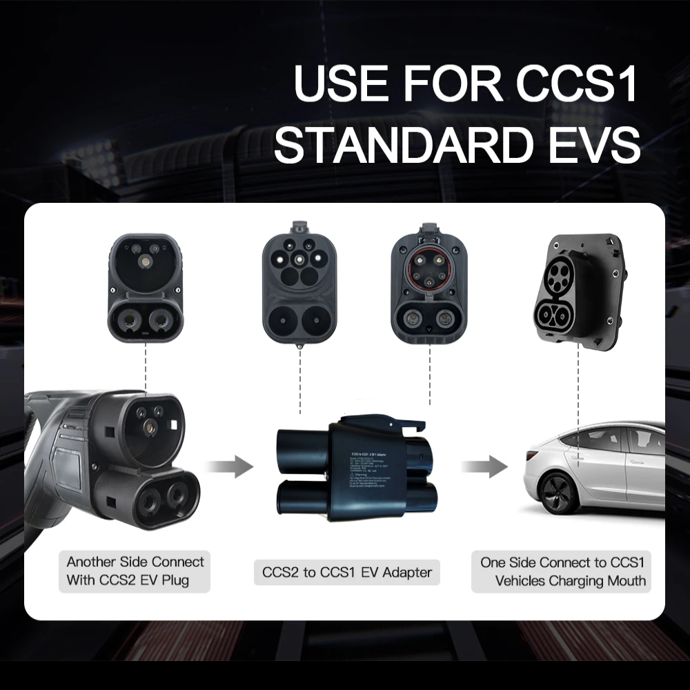 Adapter EV CCS2 na CCS1 DC AC  – Ccs2 To Ccs1 Fast Charge Adapter 250Kw recenzja i cena